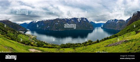beautiful nature norway natural landscape stegastein lookout panorama