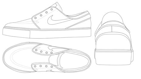 NIKE ZOOM Stefan Janoski template by katus-nemcu on DeviantArt