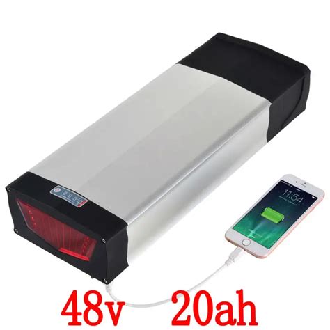 Eu Us No Tax 48v 20ah 1000w Lithium Ion Electric Bike Battery With Usb