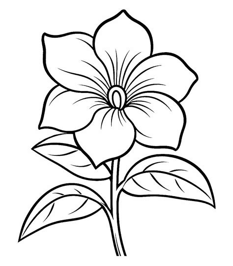 Desenhos De Flores Para Colorir E Imprimir Tudo Para Colorir