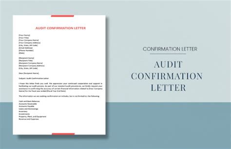 15 Audit Confirmation Letter Templates In Doc Pdf Free And Premium Templates