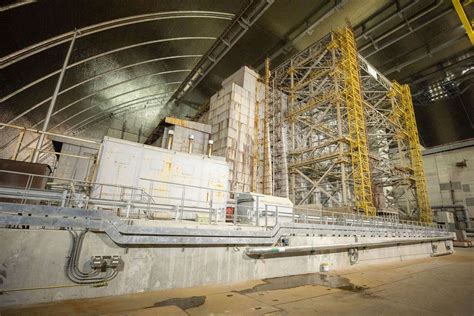 Ukraine Chernobyl Reactor S Radioactive Dust Shelter Opened