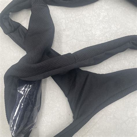 Black Bikini Set Sample Sale Bikini Depop