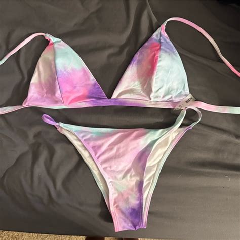 SHEIN Swim Tiedye Bikini Set Poshmark