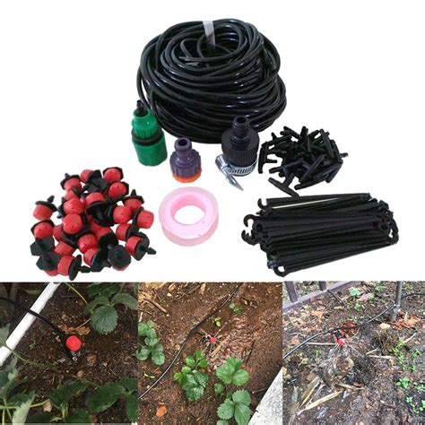 25m Automatic Micro Drip Irrigation System Garden Irrigation Spray Self