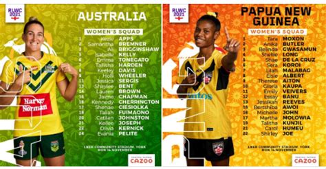 PNG Orchids vs Australian Jillaroos Livestream : Women's Rugby League ...