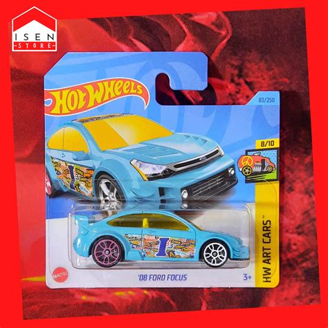 Hot Wheels Ford Focus Teal HW Art Cars Toy Cars