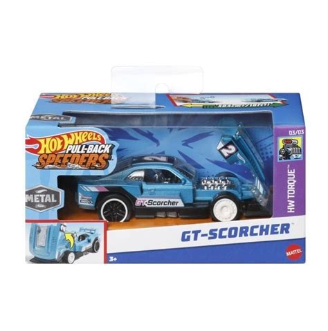 Hot Wheels Masinuta Metalica Hot Wheels Gt Scorcher Cu Sistem Pull Back Scara Elefant Ro