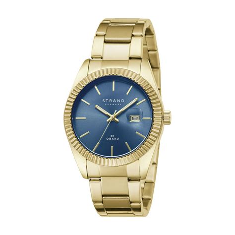 Buy Strand By Obaku Wellington Beryl S Gdglsg Ds Blue Dial Quartz