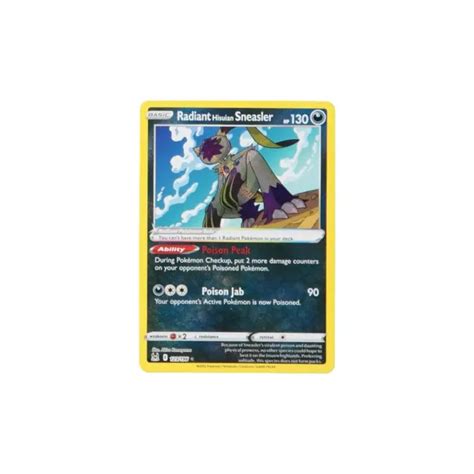 POKEMON TCG LOST Origin 123 196 Radiant Hisuian Sneasler Card 7 98