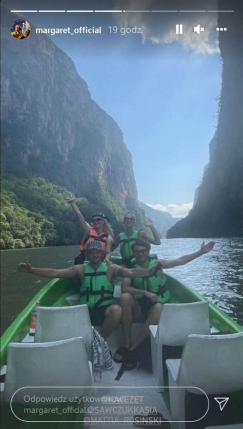 Wtulona W M A Margaret Pozuje W Fantazyjnym Bikini Na Meksyka Skich Wakacjach Zdj Cia Pudelek