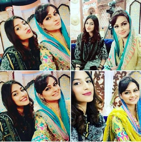 Javeria Abbasi With Her Daughter Anzela Abbasi