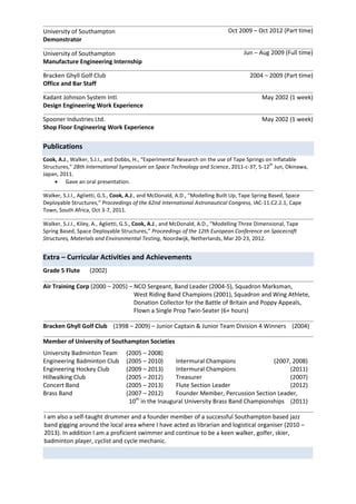 Curriculum Vitae Andrew Cook PDF