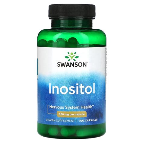 Inositol / Inozīts 650mg (100 kapsulas) – FitFactory
