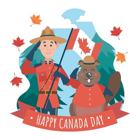 Canada Day Festivity Illustration Design 2380167 Vector Art At Vecteezy