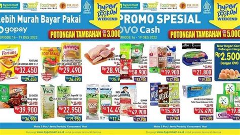 Baru Promo Jsm Hypermart Hari Ini Jumat Desember Bayar Pakai