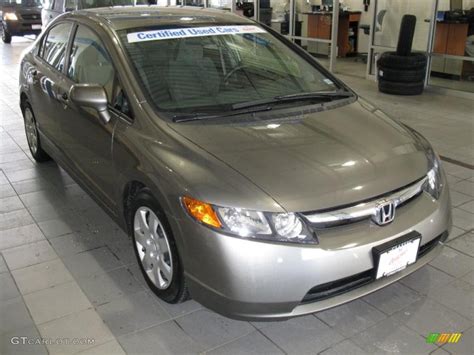 2007 Galaxy Gray Metallic Honda Civic LX Sedan 26068540 Photo 20