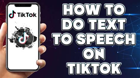 How To Do Text To Speech On Tiktok How To Use Text To Speech On