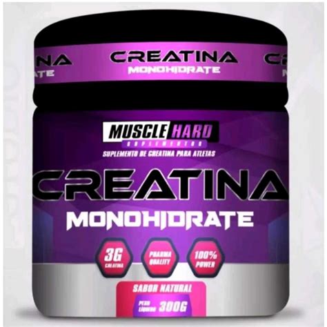 Creatina Monohidratada 300g 100 Pura Importada Shopee Brasil