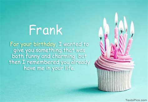 Happy Birthday Frank pictures congratulations.