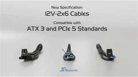 Seasonic Releases Native 12v 2x6 H Cables Techpowerup