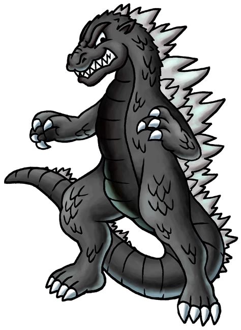 godzilla drawing 1