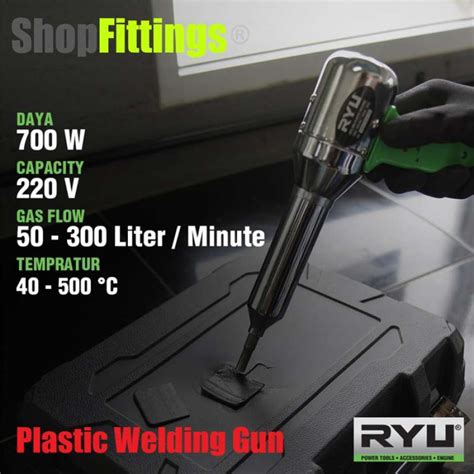 Promo Mesin Las Plastik Hot Air Heat Gun Plastic Welding Torch Repair Pvc Diskon Di Seller