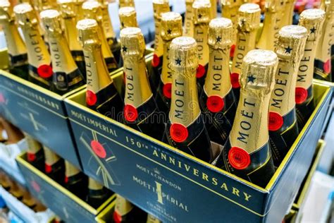 Bottles of Moet Chandon Champagne for Sale Editorial Stock Photo ...