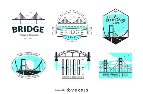 Descarga Vector De Conjunto De Placa De Puente Hipster