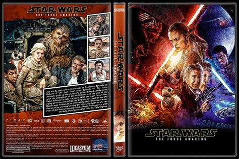 Star Wars Collection Custom Dvd Cover Set English 2015 2016 2017