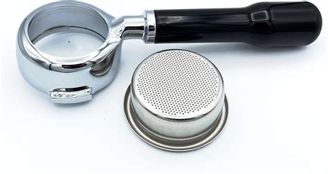 Naked Bottomless Portafilter Triple Shot Gram Stainless Steel Filter Basket Replacement For