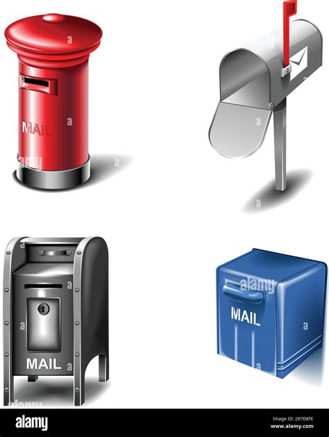 Mailbox Vector Icons Stock Vector Image And Art Alamy