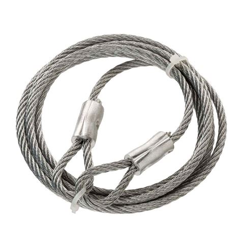 Crown Bolt 316 In X 6 Ft Galvanized Steel Security Cable Wire Rope