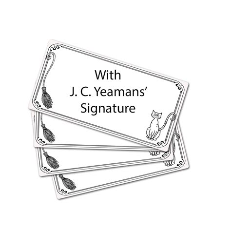 Signed Bookplate Jc Yeamans