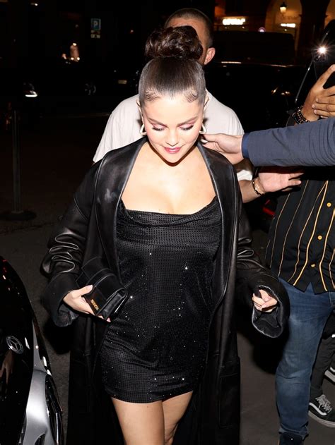 Selena Gomez Paris Sexy Dress Boobs Cleavage Hot Celebs Home