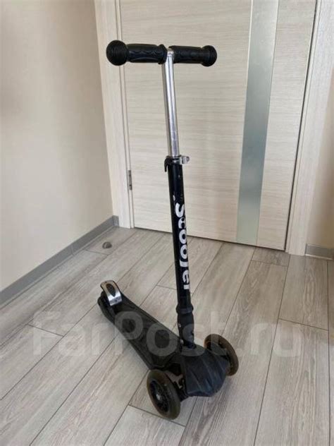 Самокат трехколесный до 80 кг, б/у, в наличии. Цена: 1 400₽ во Владивостоке