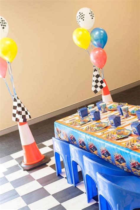 Kara S Party Ideas Hot Wheels Car Birthday Party Kara S Party Ideas