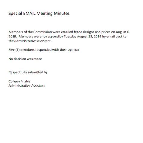 35 Sample Minutes Of Meeting Templates Doc Pdf Free And Premium