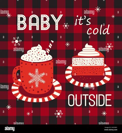 Hot Cocoa Cup Whipped Cream Stock Vector Image Art Alamy