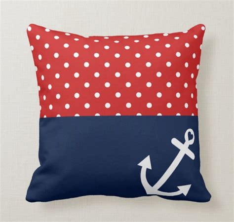 Nautical Pillow Casenavy Marine Pillow Coverdecorative Beach Etsy