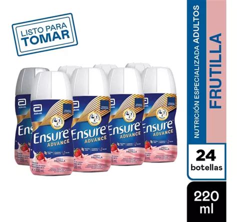 Suplemento Ensure Advance Shake Frutilla X Ml X Unid Env O Gratis