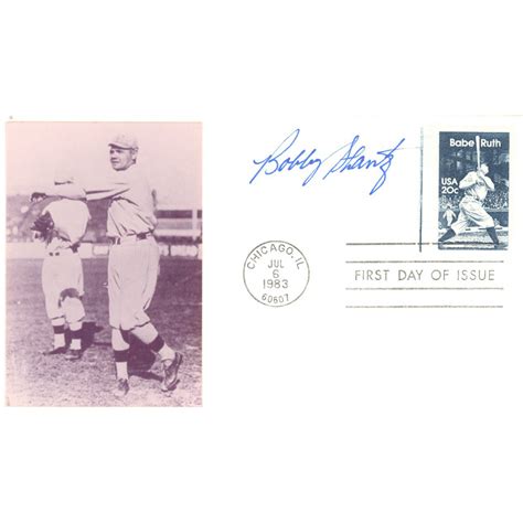 Bobby Shantz Signed 1983 Babe Ruth FDC Envelope With Babe Ruth Postage Stamp JSA COA