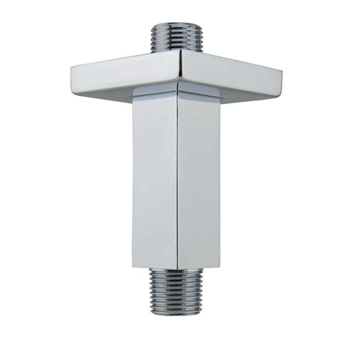 Ceiling Shower Arm Square Polished Chrome Aluids