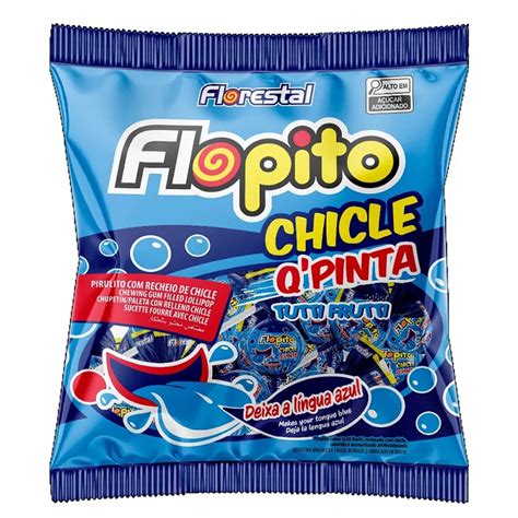 Pirulito Flopito Chiclete Pinta L Ngua G Florestal Un