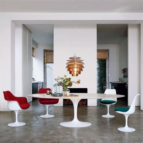 Knoll Tavolo Ovale Alto Tulip Collezione Eero Saarinen X Cm