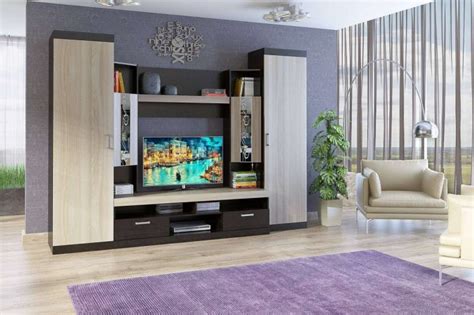 Современные Стенки в Гостиную. Современный Стиль + 370 ФОТО