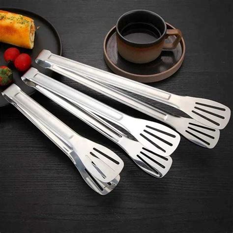 Jual Penjepit Makanan Stainless Penjepit Kue Capit Gorengan Capitan