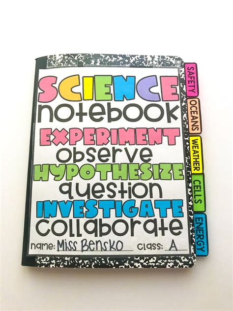 Science Interactive Notebooks Maniacs In The Middle Worksheets Library