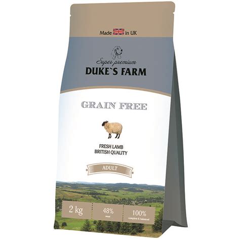Особенности готовых кормов для собак от фирмы Dukes Farm с описанием ...
