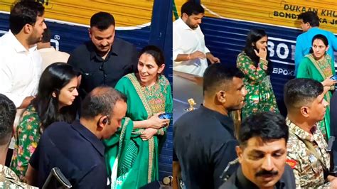 Akash Ambani With Wife Shloka Mehta And Sister Isha Ambani Seek Blessings